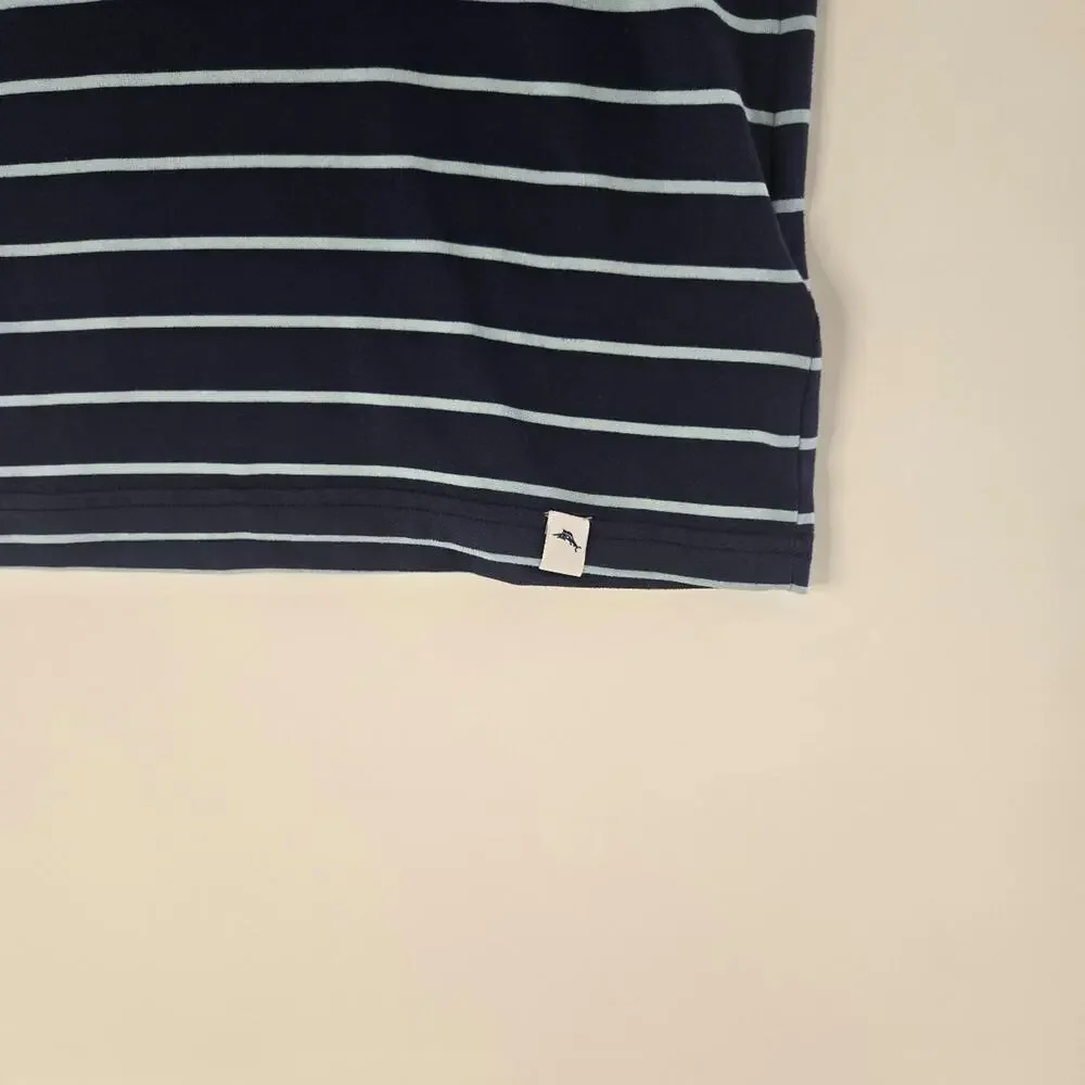 Tommy Bahama Boys Striped Short Sleeve Polo Shirt – Pre-Owned, Size Small 5/6